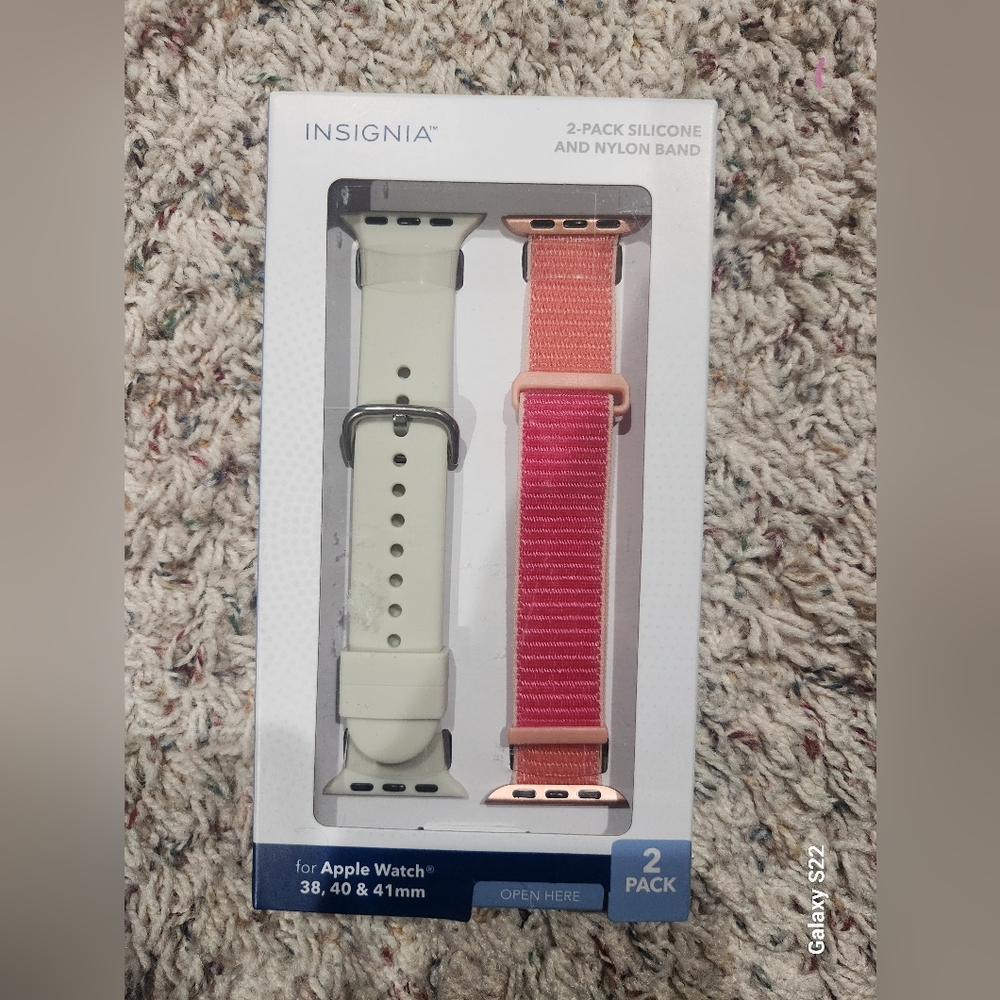 Silicone And Nylon watch band